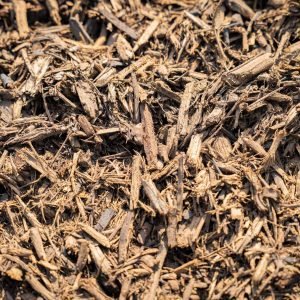 Natural hardwood mulch for North Texas planting beds and weed suppression